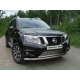 Защита передняя двойная 60/ 42 мм ТСС для Nissan Terrano 2014-2021