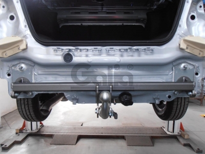 Фаркоп оцинкованный Galia шар A на седан для Chevrolet Aveo 2012-2015